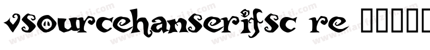 vsourcehanserifsc re字体转换